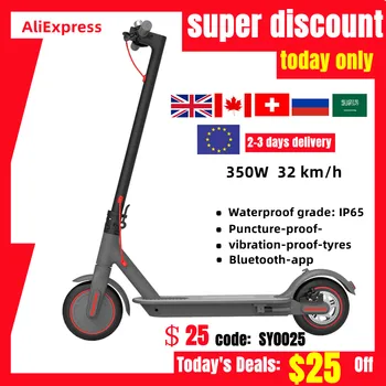 RU US EU UK Kr stock high-end adult electric scooter 8.5in 36V350W folding electric scooter ultra-light smart mobility bike M150 1