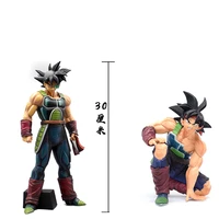 anime dbz standing posture dragon ball z super saiyan burdock action toy figures model collectible figma gifts for children