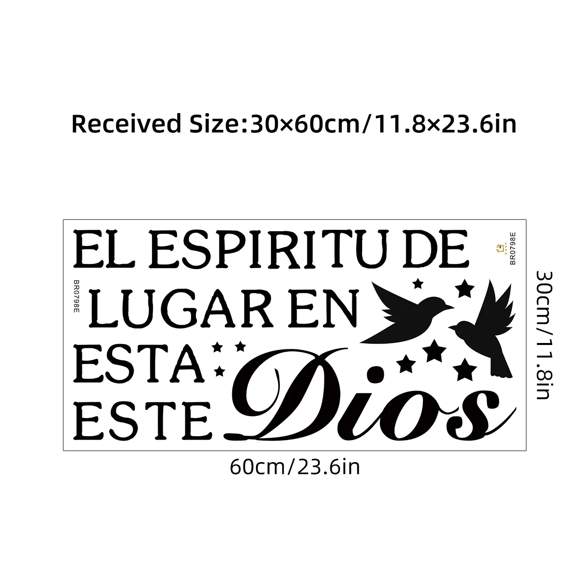 1 шт. вдохновляющие библейские цитаты с благословением текстовые наклейки на