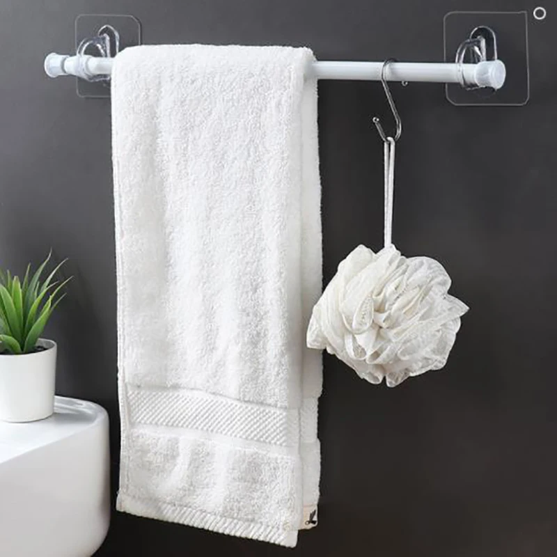 

6pcs/set Multifunctional Round Hook Shelf Support Holder Cabinet Bathroom Shelf Adhesive Factory direct sales, wholesale