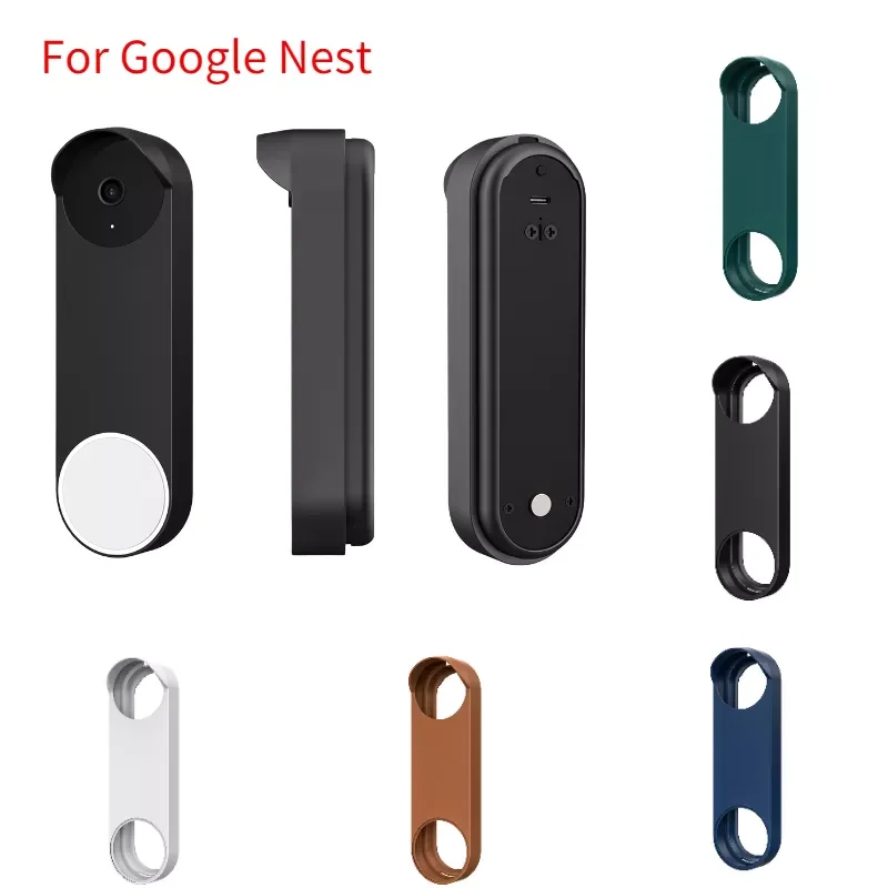 

Wireless Doorbell Silicone Protective Cover Waterproof Drop-proof Door bell Accessories for Google Nest Smart home Convenient