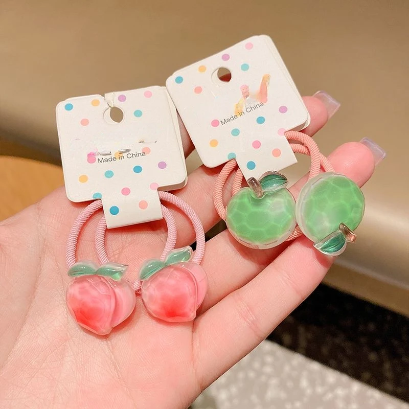 

Spring/Summer 2023 Fashion Children's Rubber Band Does Not Hurt Hair Headband Girl Hair Rope Hair Ring Headgear elastic cord 02