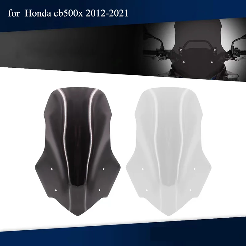 

Лобовое стекло QCcare для HONDA CB500X 2012-2021, ветровое стекло, ветровые дефлекторы, козырек для визуализации, аксессуары для мотоциклов