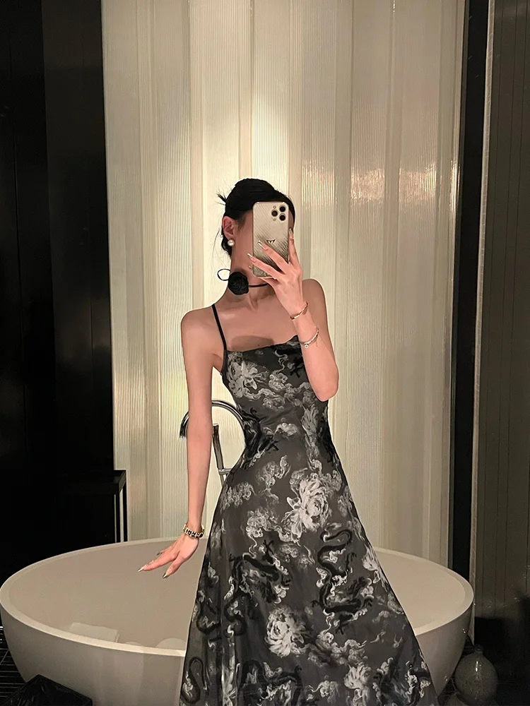 [В наличии скидка 20%] Пальто Dragon Year Armor Design Новое китайское длинное платье на