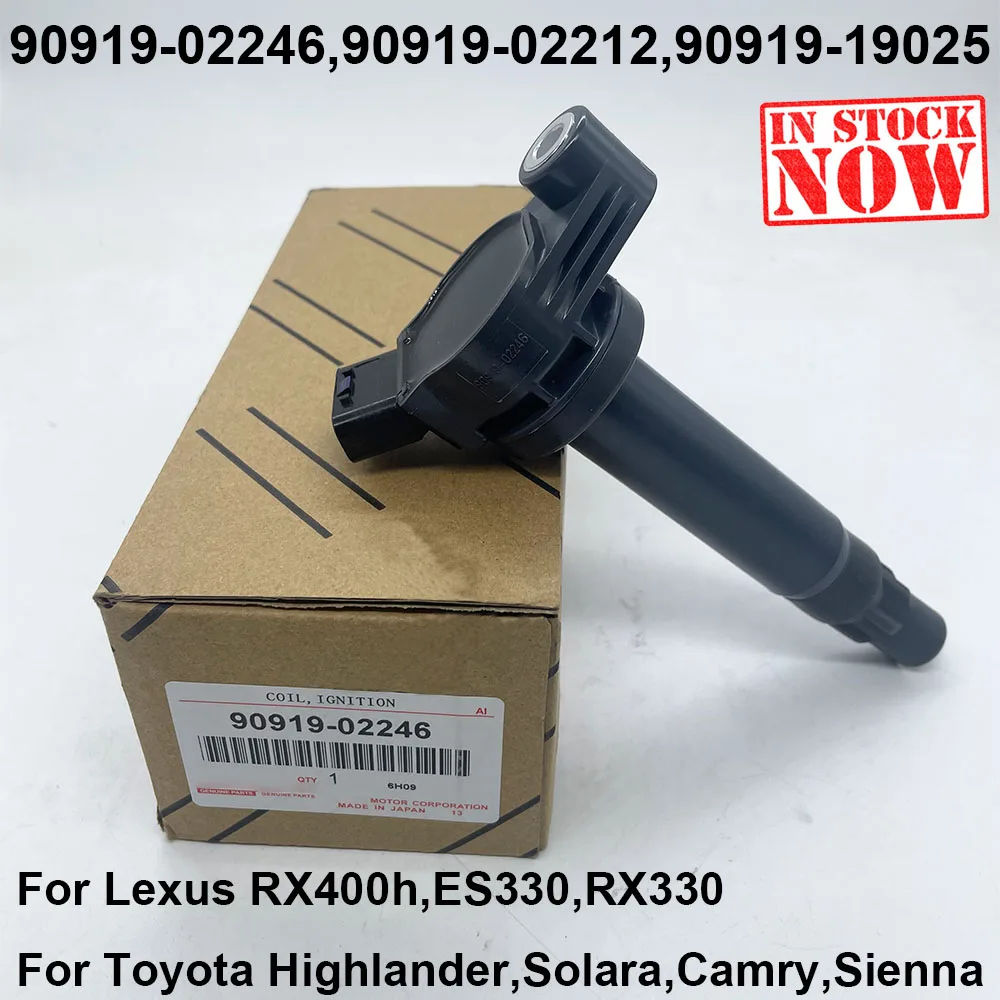 90919-02246 оригинальные катушки зажигания для модели 9091902246 90919-02212 90080-19025 для Toyota Highlander Solara Camry Lexuss 90919-02246 оригинальные катушки зажигания для модели 9091902246 90919-02212 90080-19025 для Toyota Highlander Solara Camry Lexuss