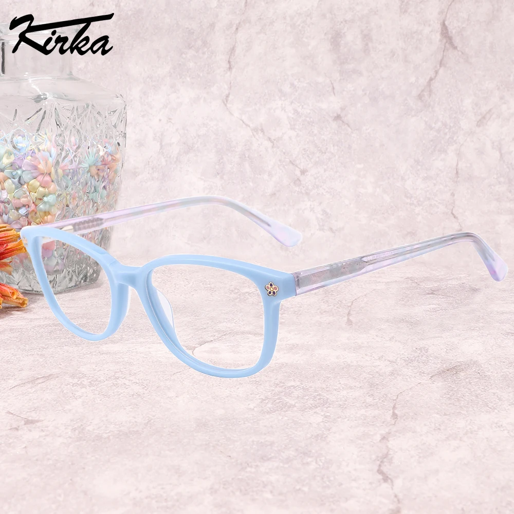

Kirka Fashion Glasses Kids Anti Blue Light Blocking Optical Frame Children Eyeglasses Girl Boy Clear lenses UV400 Anti Glare
