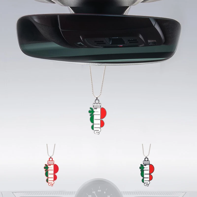 Трехцветный кулон в виде змеи для салона автомобиля украшение зеркала заднего
