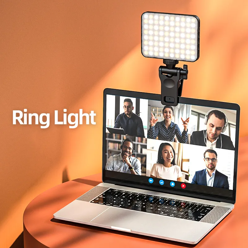 

Selfie Light Clip-on LED Light for Laptop Tablet Computer Phone Light for Video Conference Zoom Photography Makeup