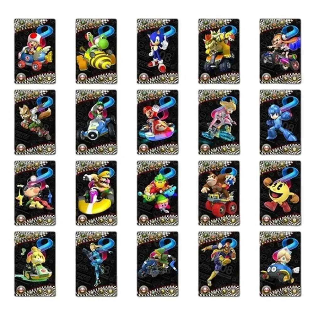 20 шт. NFC NTAG215 ПВХ-бирка игровая карта для Marios Karts 8 Switch / Wii U быстрая доставка