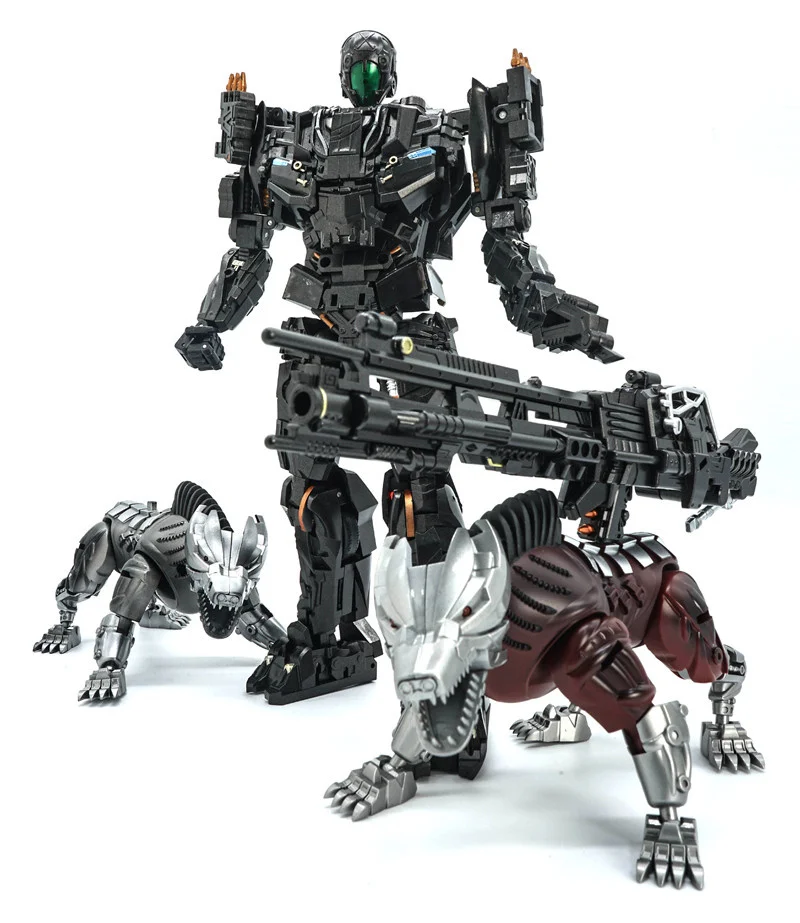 

Transformation Toys VT-01 VT01 Action Figure Robot Confinement Lockdown Deformation Double Dog Steeljaw Collection Model For Boy