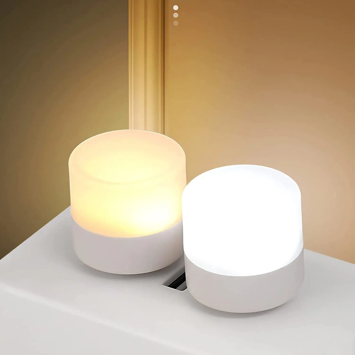 

USB-ночник, светодиодный маленький настольный светильник, подключаемый мини-светодиодный светильник, окружающий свет