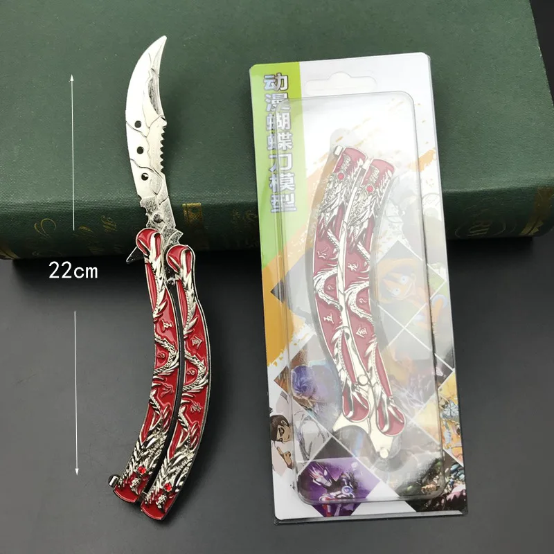 Нож-бабочка Realme из нержавеющей стали с головой дракона |