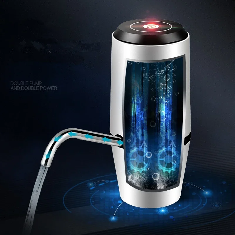 Диспенсер Электрический с двумя двигателями для питьевой воды помпа USB-портом