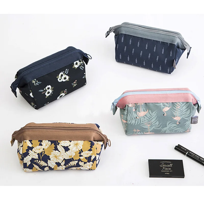 

Дорожные сумки для макияжа с изображением животных, фламинго, женская косметичка для девочек, органайзер для косметики, косметичка, набор для Хранения Туалетных Принадлежностей