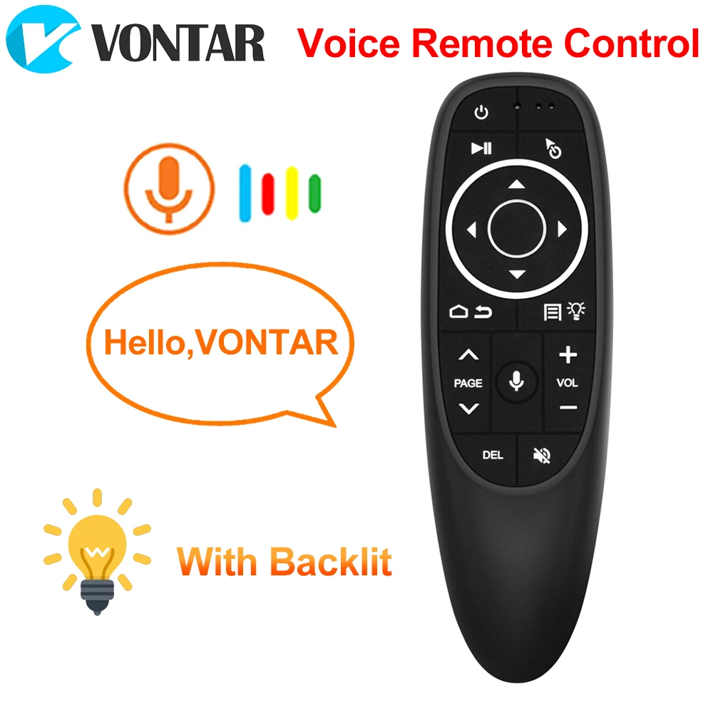  VONTAR G10 G10S Pro голосовое дистанционное управление 2,4G Беспроводная воздушная мышь гироскоп ИК обучение для Android tv box HK1 H96 Max X96 mini