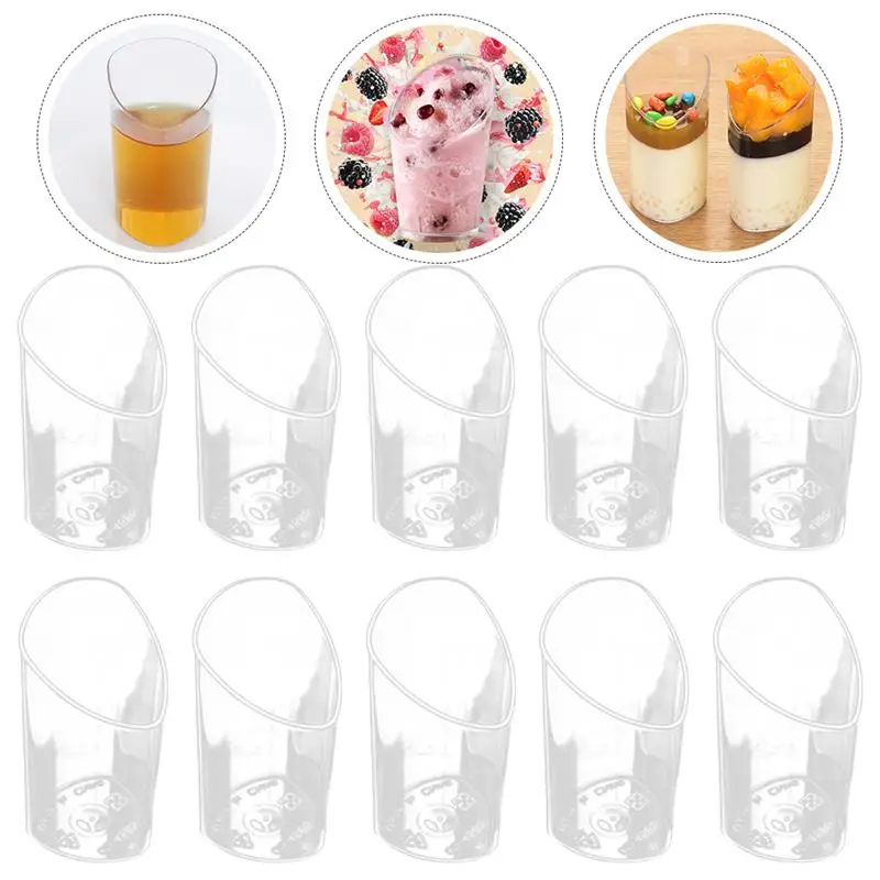 

20pcs Cups Dessert Display Pudding Household Holders Reusable Cupcake
