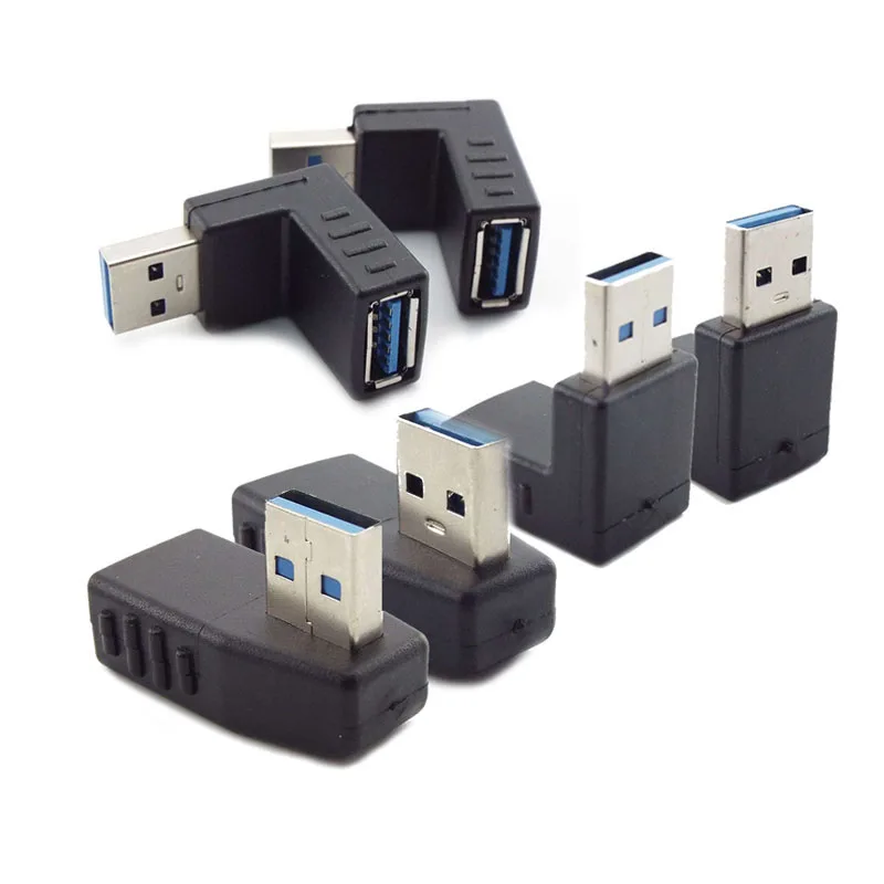90-градусный левый/правый/вверх/вниз USB 3.0 типа A между мужчинами и женщинами M/F
