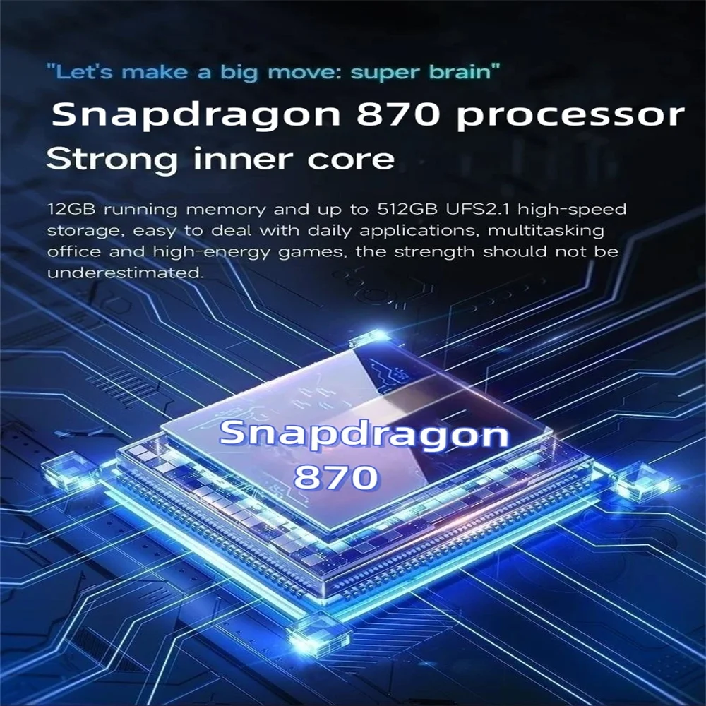 Фото Новый планшет 2025 года Pad 15 Pro, Android 14, 22 ГБ+2 ТБ, 20000 мАч, Snapdragon 870, оригинальный планшетный ПК, 5G, две SIM-карты, Wi-Fi, HD 4K, Mi Tab №5