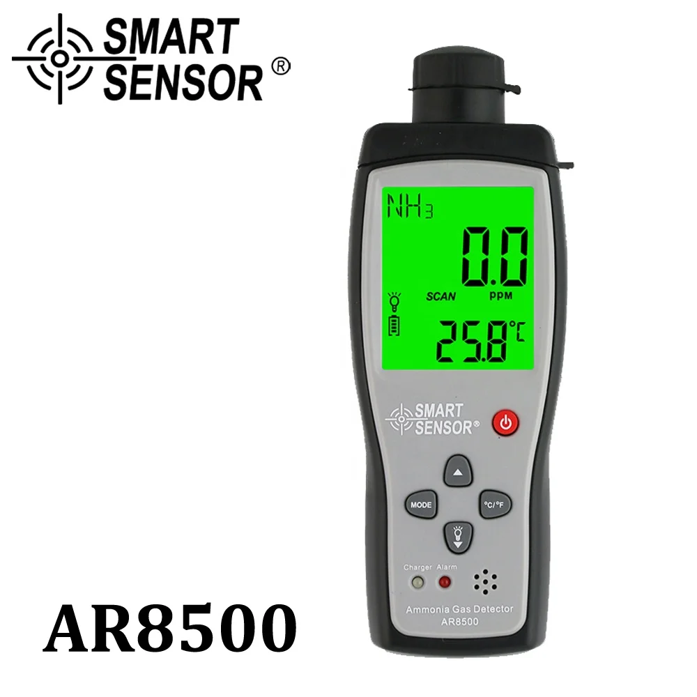 

High Quality Accurate AR8500 NH3 detector ammonia gas analyzer tester with Sound Light Alarm Li-battery
