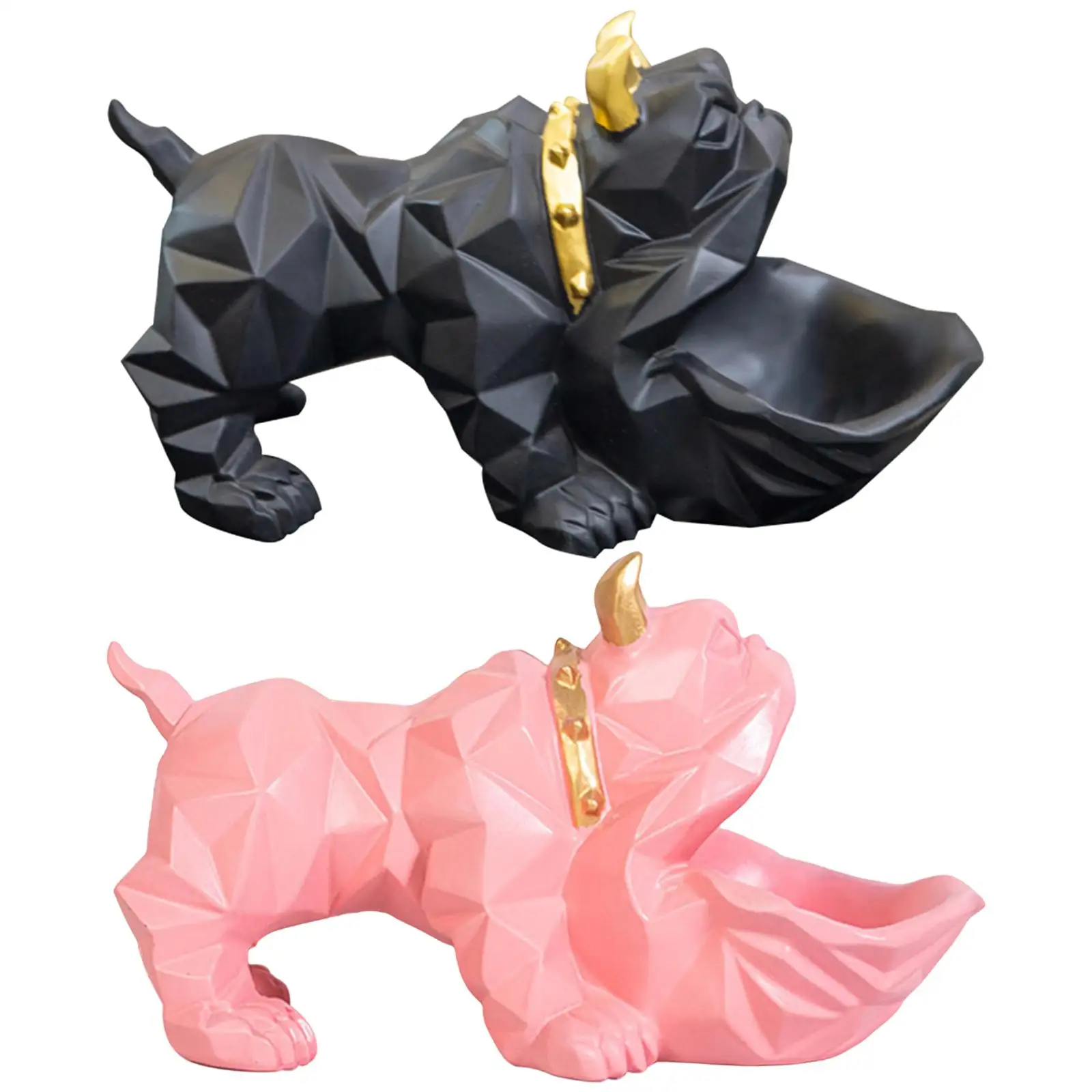 

Creative Cool Dog Statue Storage Box Desk Organizer Decoration Key Holder