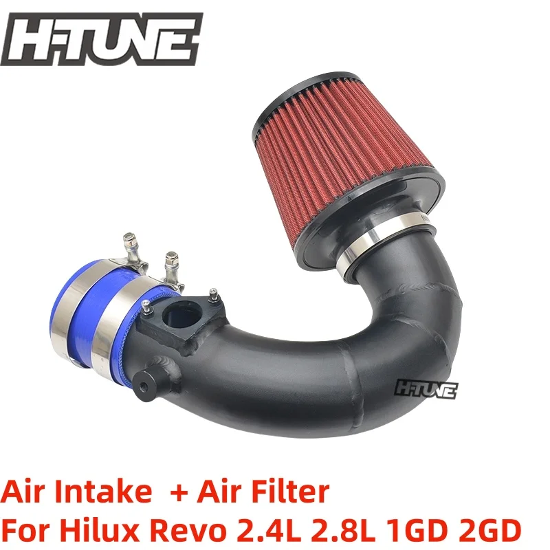 

Алюминиевая система воздухозаборника с высоким расходом и фильтром для Hilux Revo Fortuner 2.4L 2.8L 1GD 2GD Diesel 2015-ON