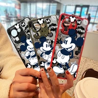 cool cartoon mickey for xiaomi mi poco x3 gt nfc m3 note 10 11 ultra lite 10t cc9 pro 10s frosted translucent phone case