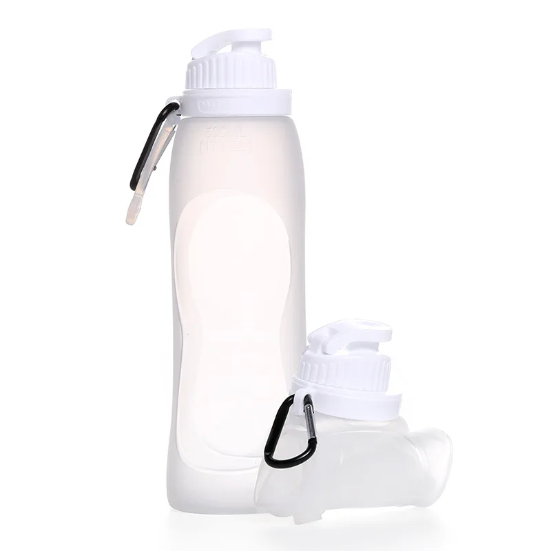 

500 мл силиконовая бутылка для воды, Складная спортивная портативная чашка, складные легкие бутылки для питья, Велоспорт, путешествия, спорт ...