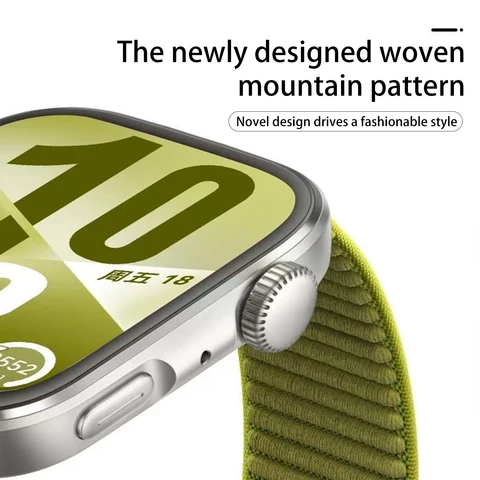 Спортивный нейлоновый ремешок 18 мм 22 мм для Huawei Watch GT5 GT4 41 мм 5Pro 46 мм, плетенный браслет 20 мм для Samsung Galaxy Watch 7 6 5 4