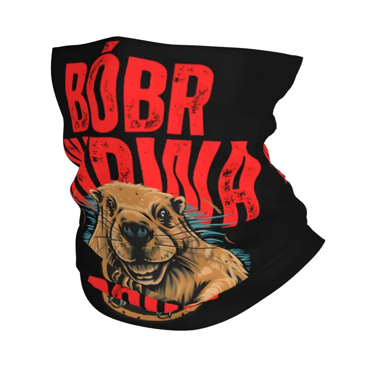 Повязка на голову Bober обогреватель шеи мужской шарф-труба для лыж и бега