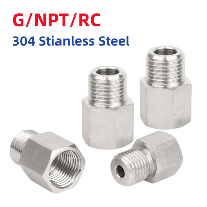 

Адаптер фитинг нержавеющая сталь 304 для манометра