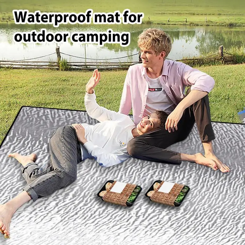 Уличный влагостойкий коврик для кемпинга наружная алюминиевая пленка