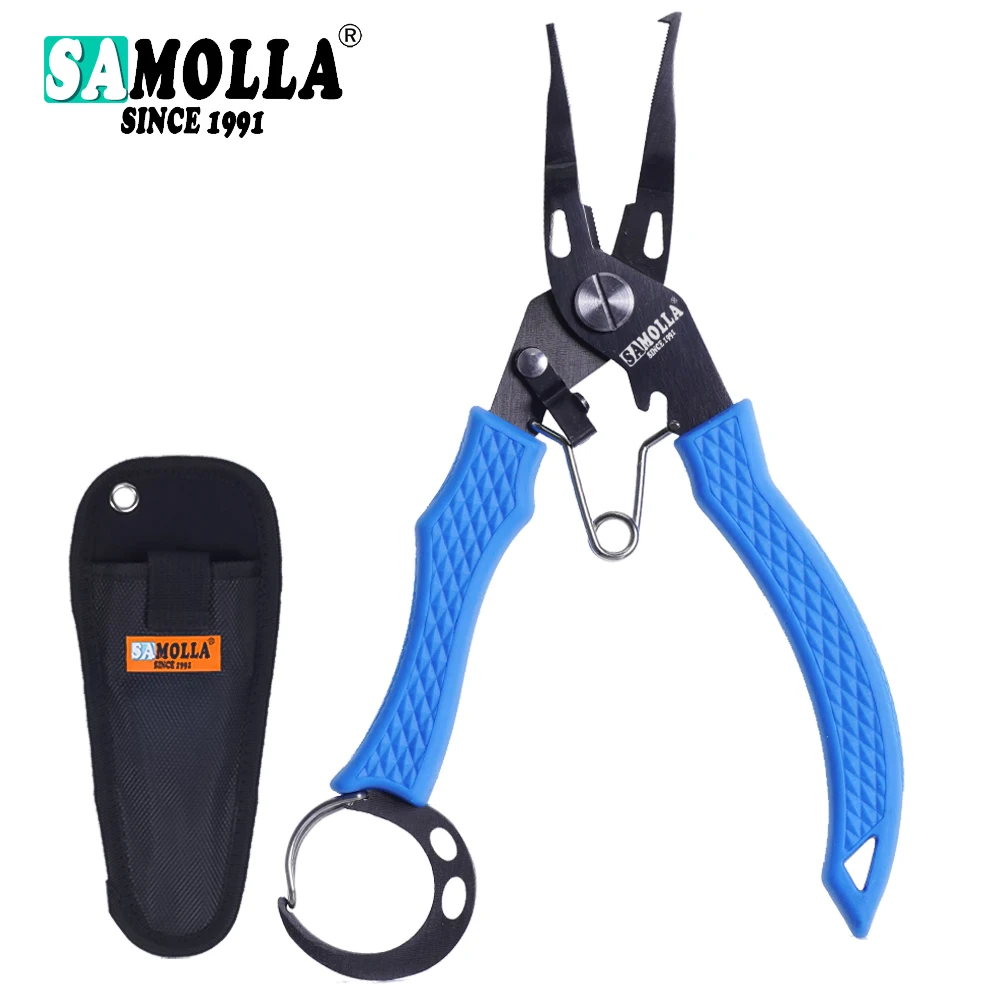 

Multifunctional Fishing Pliers Accessories 420 Stainless Steel body Scissors Line Cutter Hooks Remover Split Ring Fishing Tools