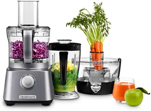 

Kitchen Central 3-in-1 Food Processor, Gun Metal