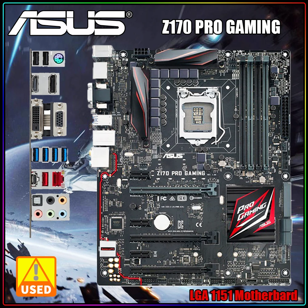 ASUS Z170 PRO GAMING 1151   Z170   DDR4 64  3400  6700K 7350K  Intel Z170 M.2 PCI-E 3, 0 USB 3, 1
