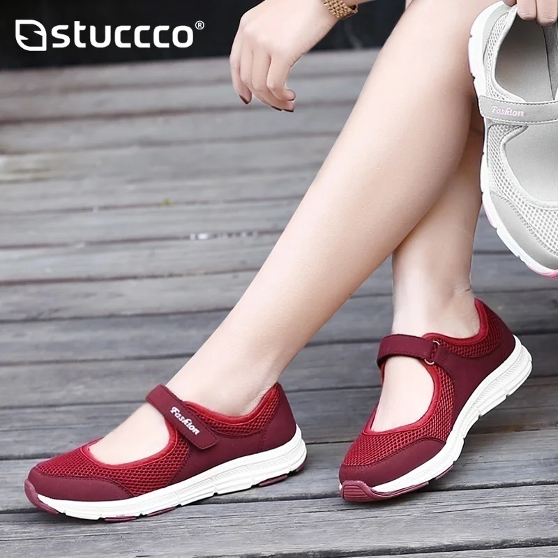 Summer Womens Fashion Casual Running Shoes Women Sneakers Weave Mesh Fabric Comfortable Flats Ladies Shoes Zapatos De Mujer