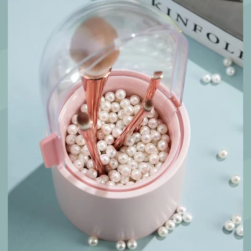 Пылезащитное ведро для кистей макияжа органический органайзер косметики