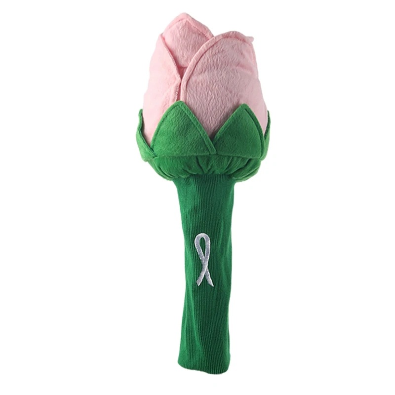 

Hot Golf Club Head Covers Rose Flower Shape Golf Club Protective Soft Head Cover For No.1 Driver Wood