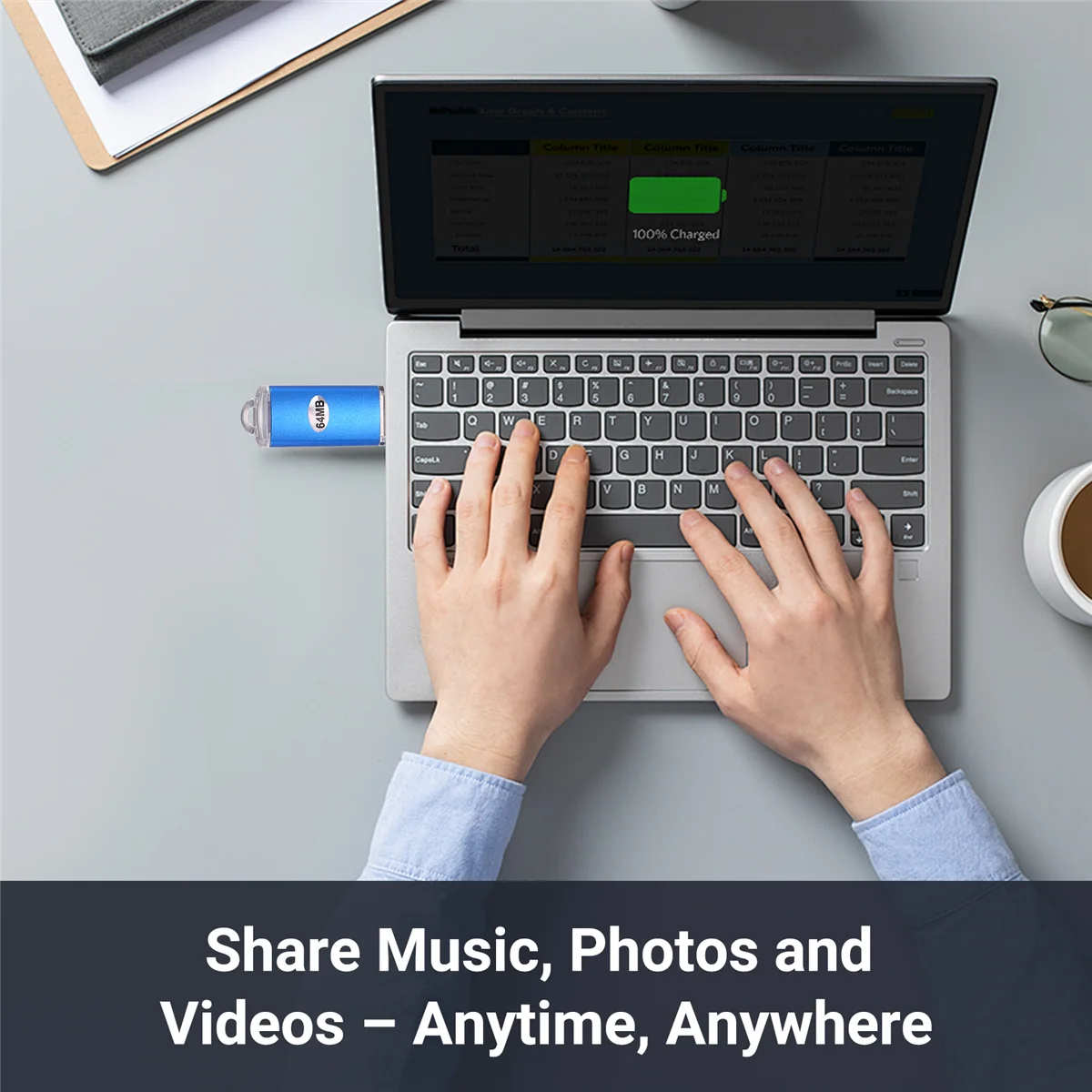 Флеш-накопитель USB 2 0 объемом 64 МБ флеш-накопитель для ПК ноутбука