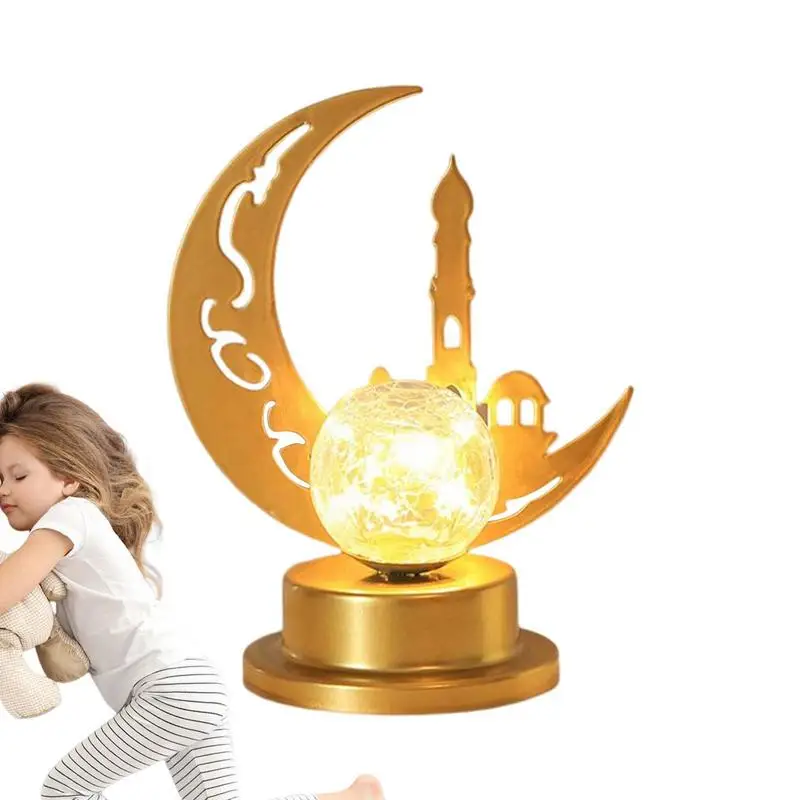 

EID, декоративные маленькие ночные светильники, светящиеся безделушки, искусственные свечи, яркие светильники, праздничные Декоративные Иск...