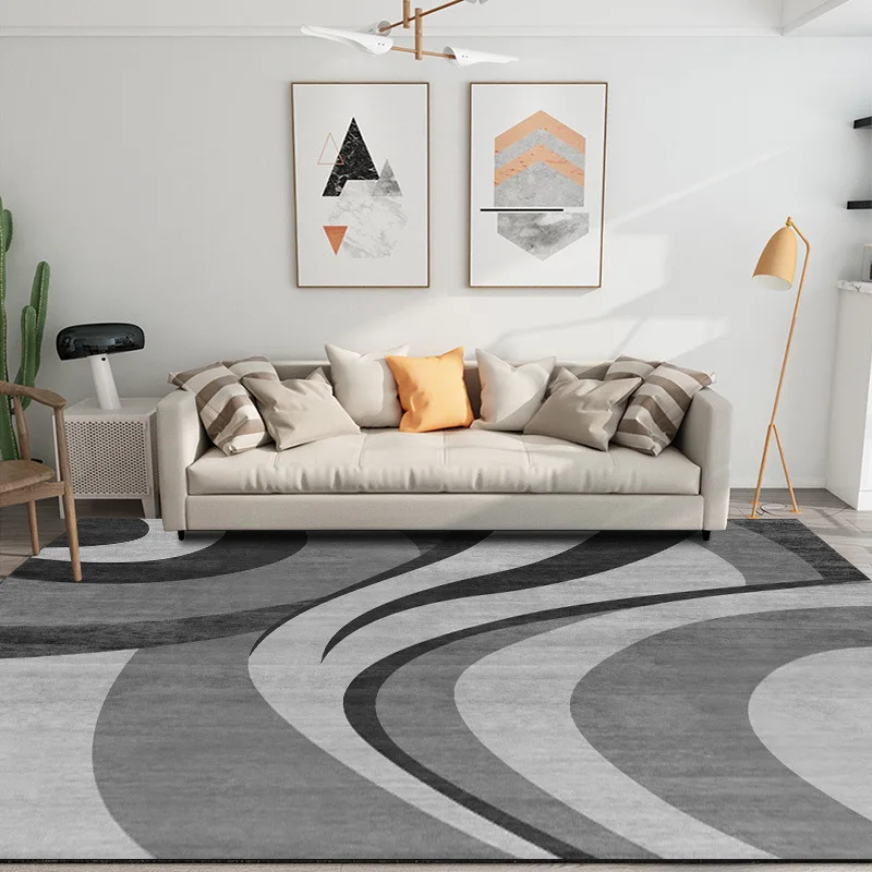 

Nordic Abstract Carpet Home Decoration Living Room Sofa Coffee Table Rug Light Luxury Bedroom Bedside Carpets Entry Porch Mat