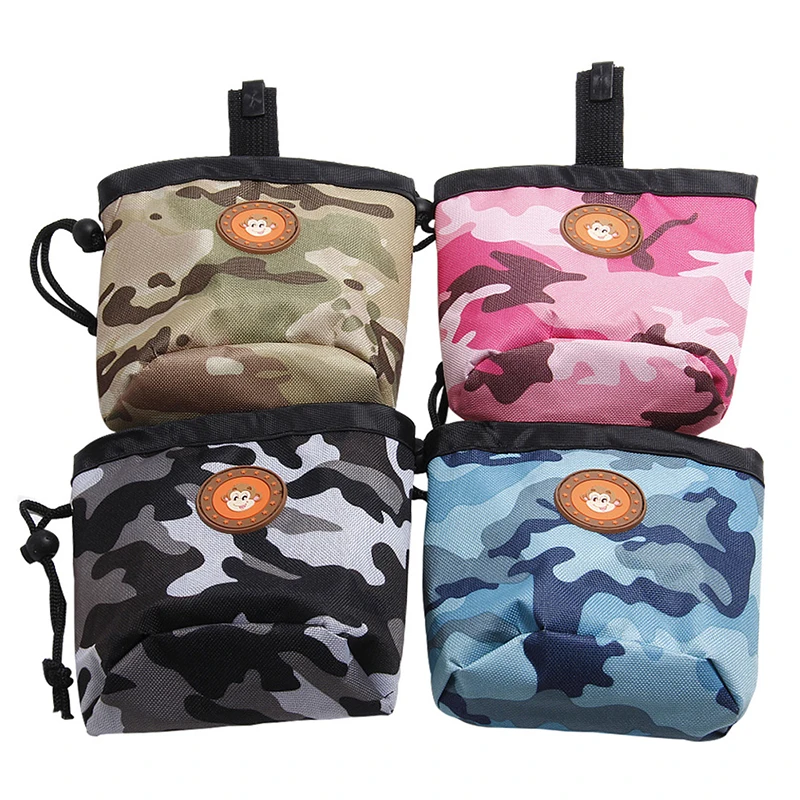 

DIY Portable Training bag Dog Pet Snack Bag Supplies Strong Wear Resistance Large Capacity Puppy Snack Reward Waist Dog Cat Bags