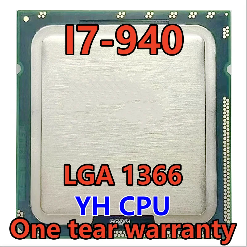 

i7-940 i7 940 SLBCK 2.9 GHz Quad-Core CPU Processor 130W 8M LGA 1366