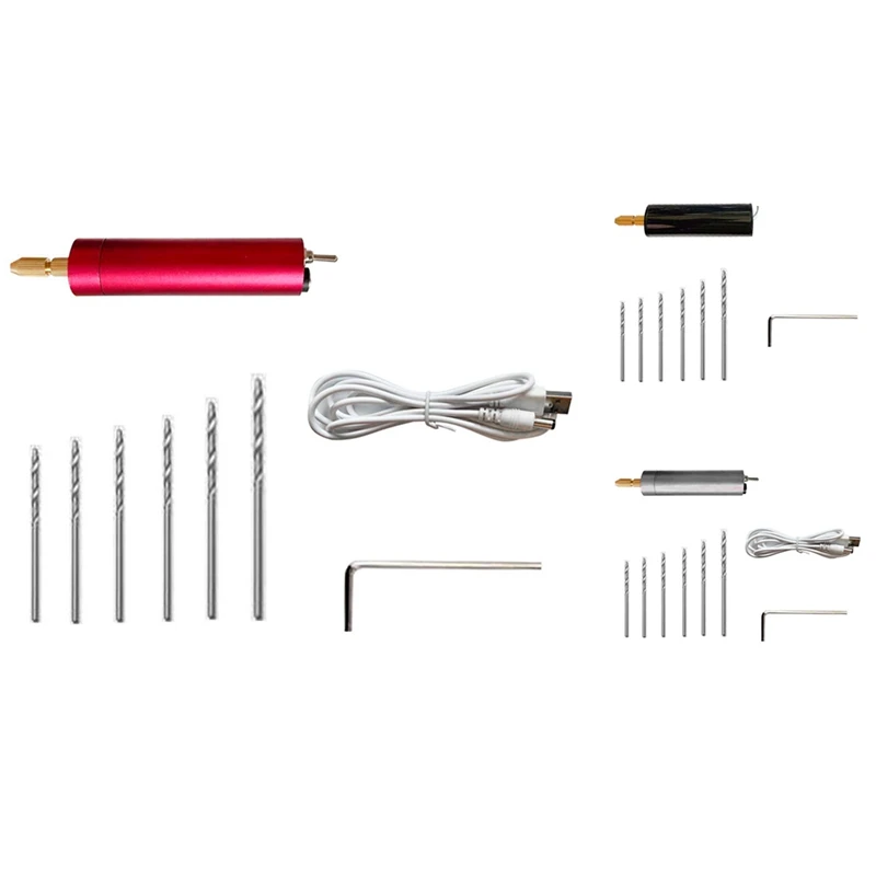 

Resin Casting Mold Electric Hand Drill Tool Set, Electric Pin Clamp Set, With 6 Drill Bits (0.7 To 1.2 Mm)