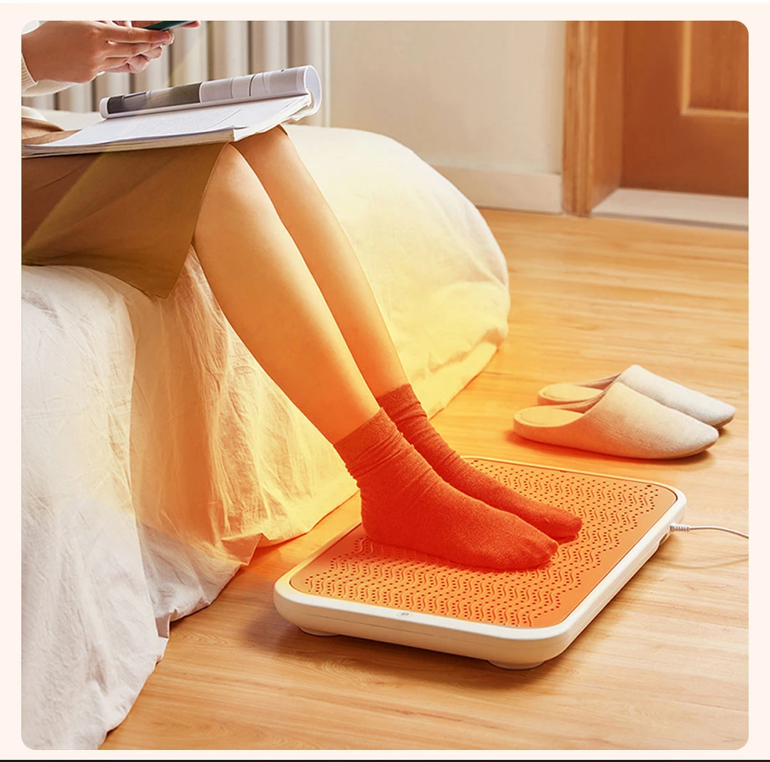 

New Graphene Heater Vertical Foot Warmer Four-speed Adjustment To Quickly Heat The Air Waterproof And Power-off Protection Home