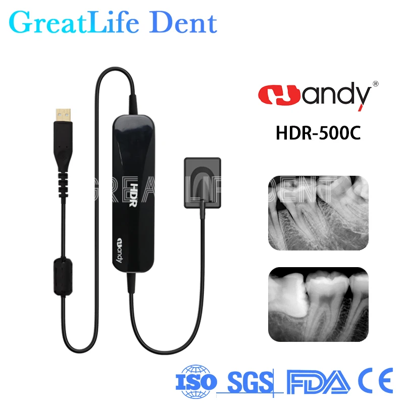 

GreatLife Dent Handy HDR-500C Intraoral Imaging System Digital Dental Xray Sensor X-Ray Dental Sensor