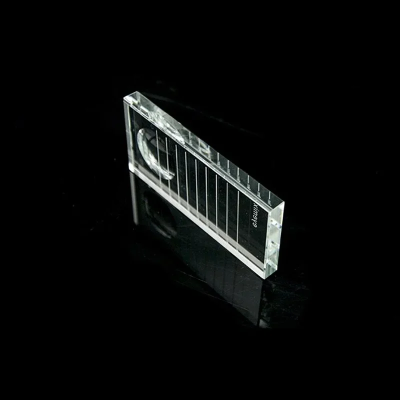 Клейкий поддон 2 в 1 для наращивания ресниц стеклянный держатель клея