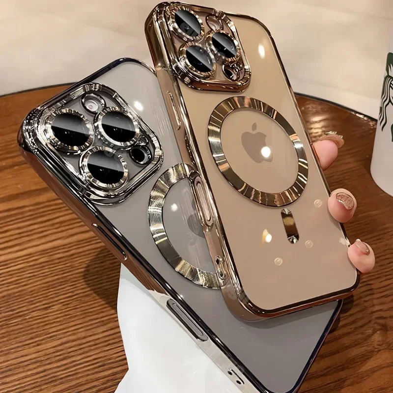 Ультратонкий прозрачный чехол с покрытием для iPhone 16 15 14 13 12 11 Pro Max Plus защитный