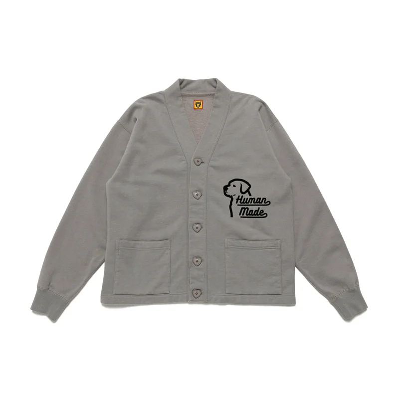 

HUMAN MADE 22SS Spring and Autumn Japanese Casual V-neck Button Couple Dog Knitted Cardigan Coat