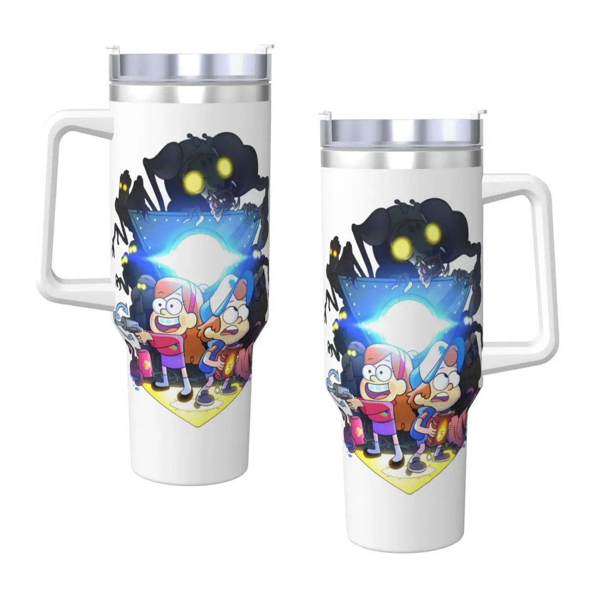 Стакан из нержавеющей стали Gravity Falls Mabe Pinesl Кружки Чашка с соломинкой Бутылка для