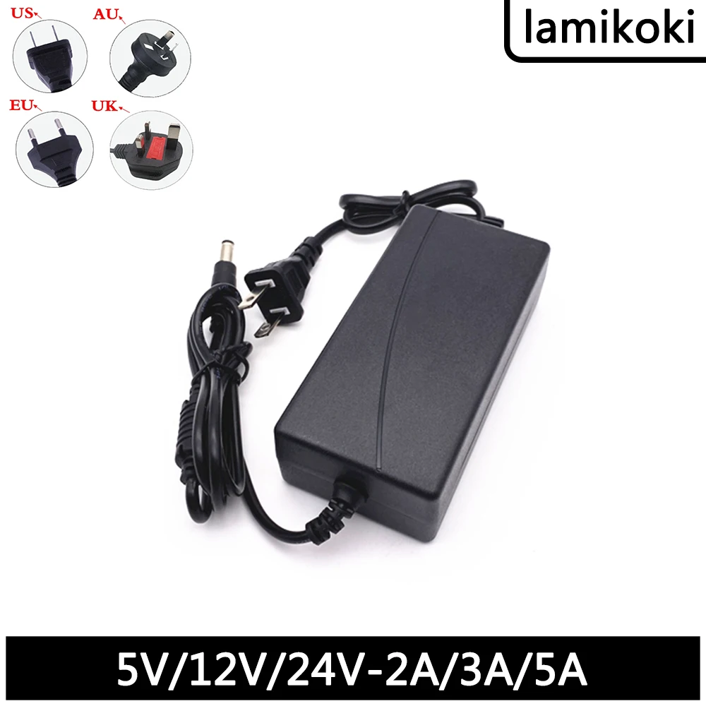 

220V Conversion 5V 12V 24V Power Adapter 2A 3A 5A Surveillance Camera DVR Display Cable